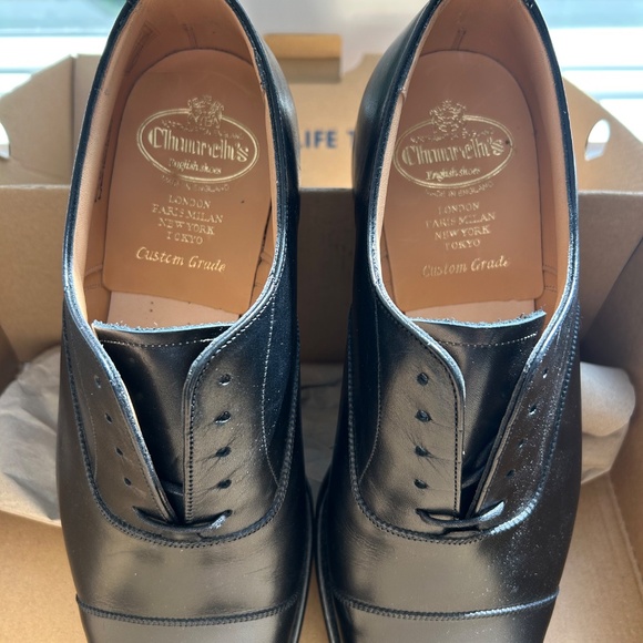 Church\'s Limted Edition Westerham Oxford, Black, Mens US8.5/ UK7.5/EU41.5